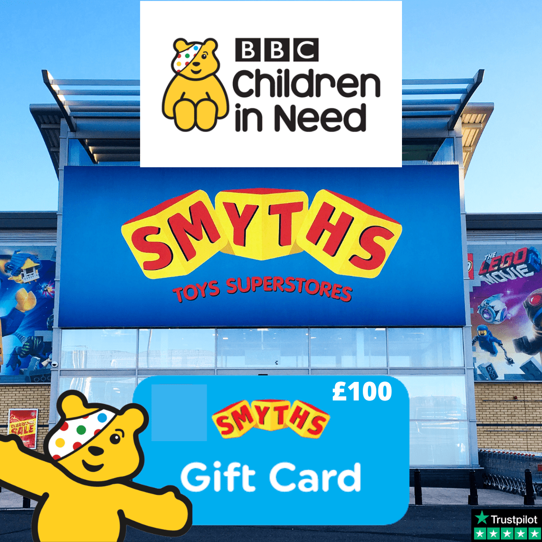 100 SMYTHS VOUCHER- CHILDREN IN NEED- CHARITY COMPETITION – Trinity Club  Competitions